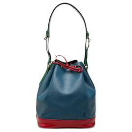 Louis Vuitton Blue Epi Noe Tricolor GM