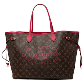 Louis Vuitton Marrone Monogram Ikat Neverfull MM