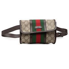 Borsa a tracolla Gucci Beige GG Supreme Web