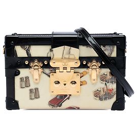 Louis Vuitton Adesivi Beige Monogram Vernis Petite Malle