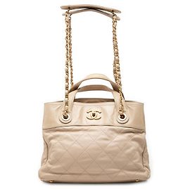 Borsa Chanel Beige Small Quilted Calfskin In The Mix