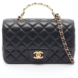 Sac à main Chanel Matelassé Top Handle 2-Way Shoulder Bag