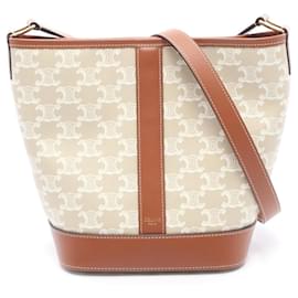 Piccola borsa a secchiello Triomphe con tracolla Celine - Céline
