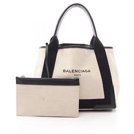 Borsa Tote Balenciaga Navy Cabas S