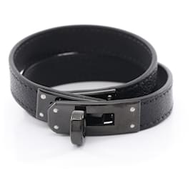 Bracelet Kelly Hermes Double Tour en Noir - Hermès
