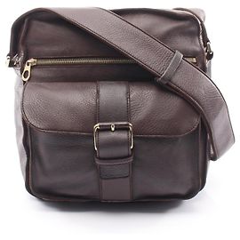 Borsa a tracolla in pelle marrone Bottega Veneta