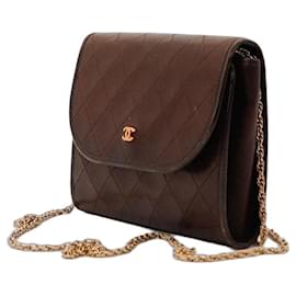 Chanel Portafoglio in Pelle Trapuntata con Catena (WOC)