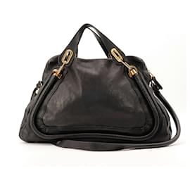 Chloé Paddington Borsa a Tracolla in Pelle Nera