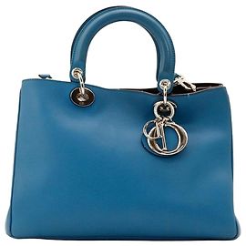 Borsa Christian Dior Lady Dior My ABCDior - Pelle Blu