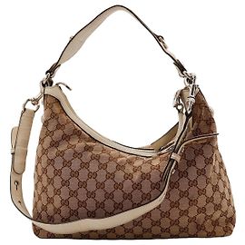 Gucci GG Supreme Monogram Canvas Hobo Bag