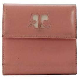 Courreges Courrèges Cartera de cuero rosa