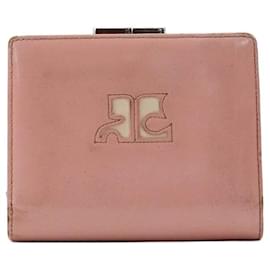 Courreges Courrèges Ledergeldbörse Pink