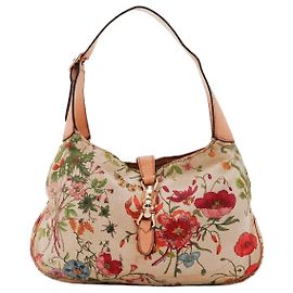 Gucci Jackie Borsa a tracolla in tela floreale