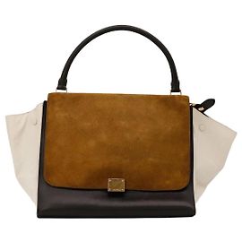 Céline Celine Borsa Trio in Pelle e Camoscio