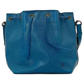 Louis Vuitton Borsa Noe in pelle Epi blu