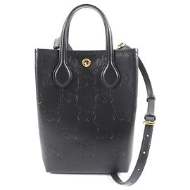 Bolso de hombro 2way de cuero Gucci GG Super Mini