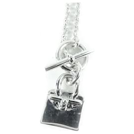 Hermes Birkin Silver 925 Necklace - Hermès