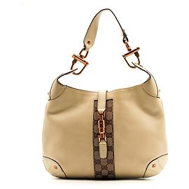 Gucci Bolso Hobo Lona GG Supreme y Cuero