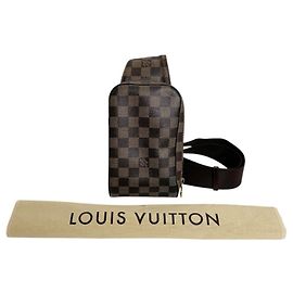 Borsa a tracolla Louis Vuitton Geronimos in tela Damier