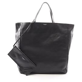 Borsa Tote in pelle nera Yves Saint Laurent