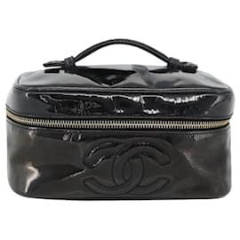 Beauty case vintage Chanel in vernice