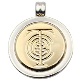 Pendente T&C in oro 18K e argento sterling Tiffany & Co.