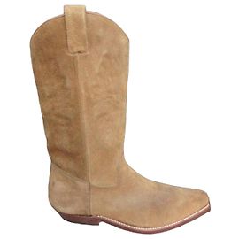 Autre Marque Botas vaqueras de ante marrón eValverde Del Carmino