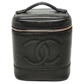Borsa Vanity Chanel Coco Mark in nero