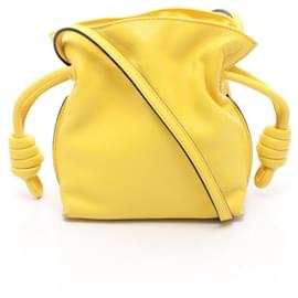 Clutch Mini Flamenco Loewe Gialla Borsa a Spalla