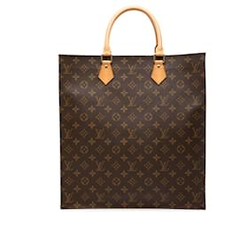 Louis Vuitton Monogram Sac Plat Handbag Tote