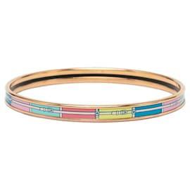 Bracciale in smalto con motivo cintura Hermes - Hermès