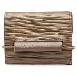 Cartera tríptico Louis Vuitton Epi Elastic