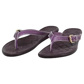 Sandali LOUIS VUITTON Monogram Purple LV Auth 186233M