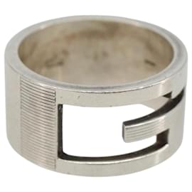 GUCCI icon Ring Metall Silber Auth SW2360V