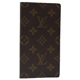 LOUIS VUITTON Monogram Day Planner Cover LV Auth 186066A
