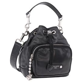 Borsa a tracolla LOUIS VUITTON Noe Cargo in pelle nera M13985 LV Auth 187562SAV