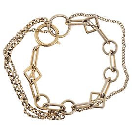 Bracciale LOUIS VUITTON Brassles Chne Vegas in metallo Tonalità Oro M65362 Auth 187597
