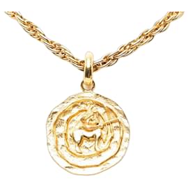 Collana con Medaglione Cavallo Coco Mark placcato oro Chanel