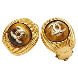 Orecchini a clip Chanel Vintage Coco Mark