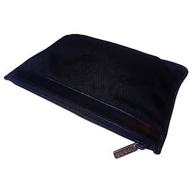 Gucci Pochette in nylon nero e pelle