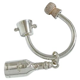 Chaveiro Tiffany & Co. em Prata 925 com motivo de vinho