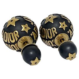 Orecchini Tribal da donna Christian Dior, J'A Ball Black