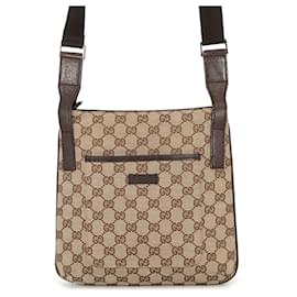 Borsa a tracolla Gucci beige e marrone