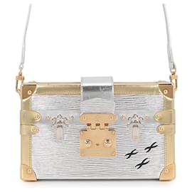 Borsa a Spalla Louis Vuitton Petite Malle Epi Metallic