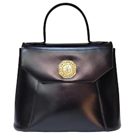 Sac à main Yves Saint Laurent Rive Gauche en cuir noir