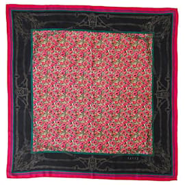 Gucci Floral Seidentuch Archiv 1980er