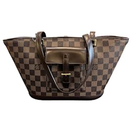 Sac à main Louis Vuitton Damier Ebene Manosque PM 2003