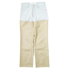 Pantalones de denim y piel sintética PROVOKE - Autre Marque