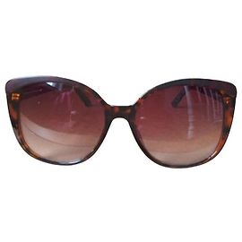 Elie Tahari Tahari Gafas de sol ojo de gato carey
