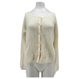 SéZane weißer Wollcardigan XL